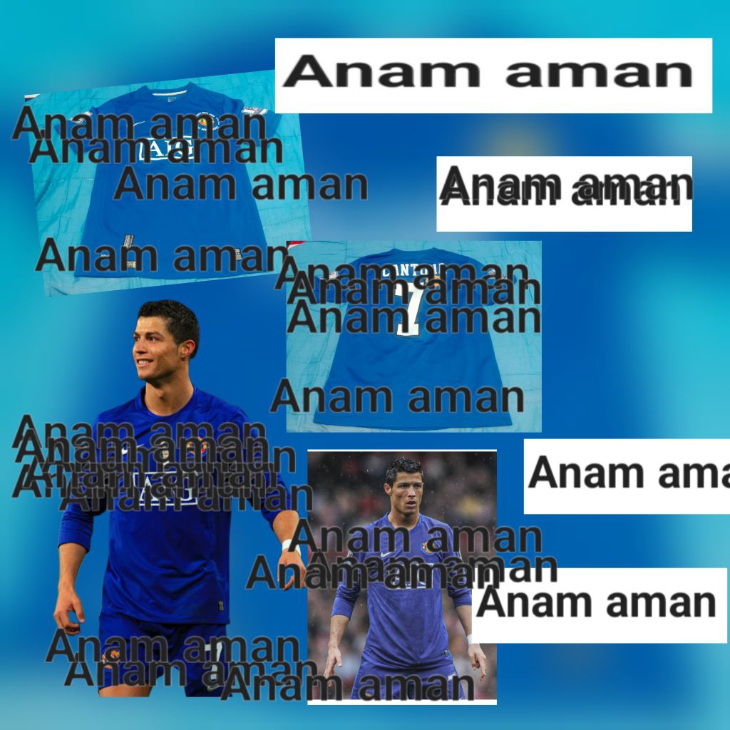 ini asli ukuran XL ya tapi dikecilkan jadinya ukuran S grade ori . jersey second bekas Manchester Un