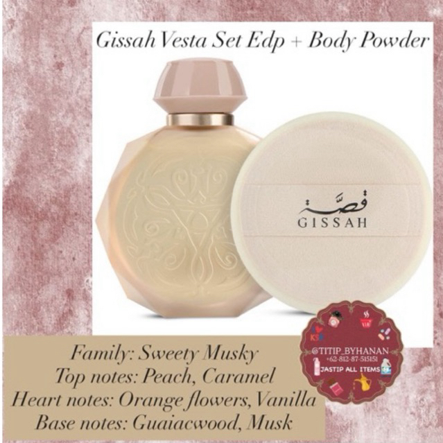 Gissah Vesta Musk + Body Powder
