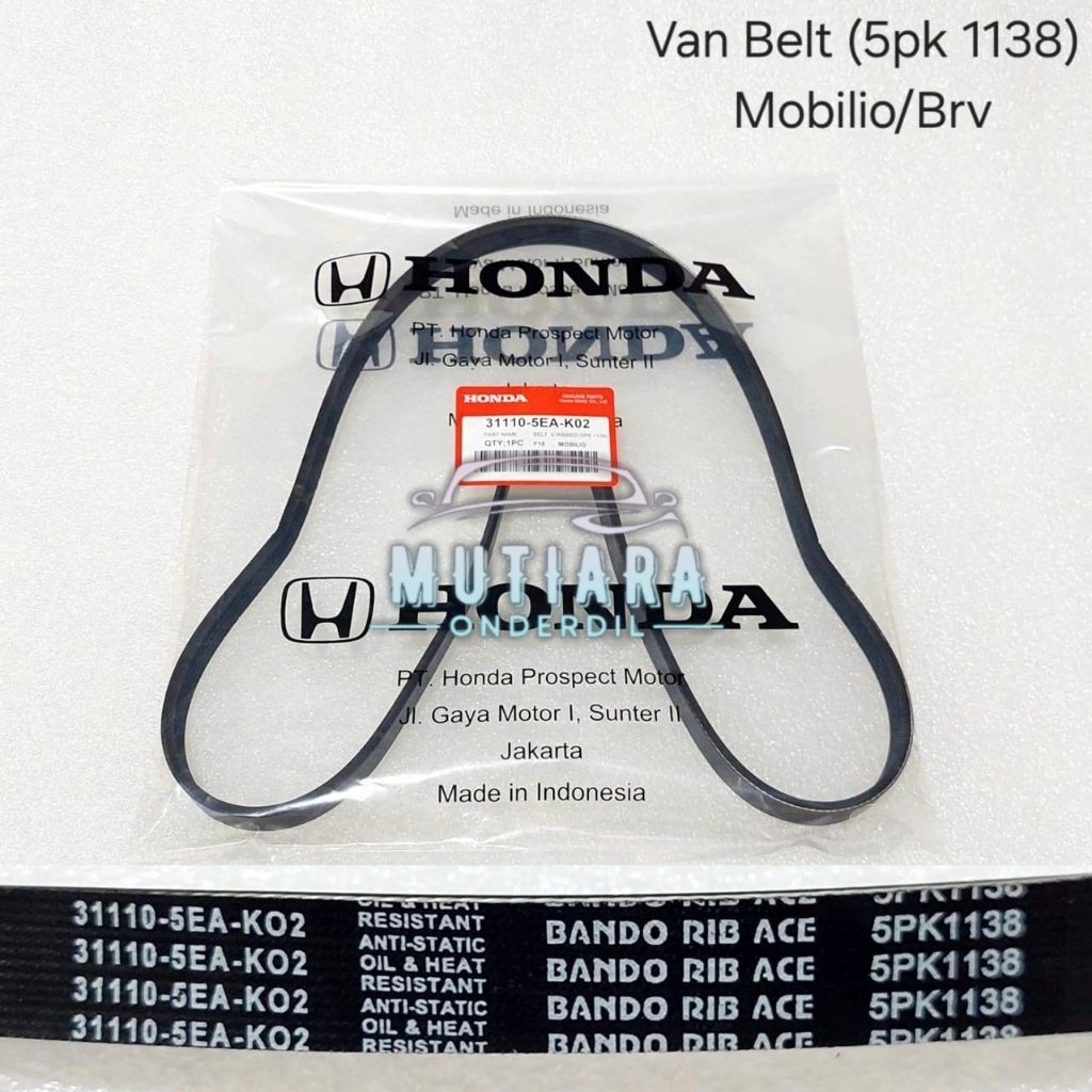 VAN BELT 5PK 1138 HONDA MOBILIO/BRV