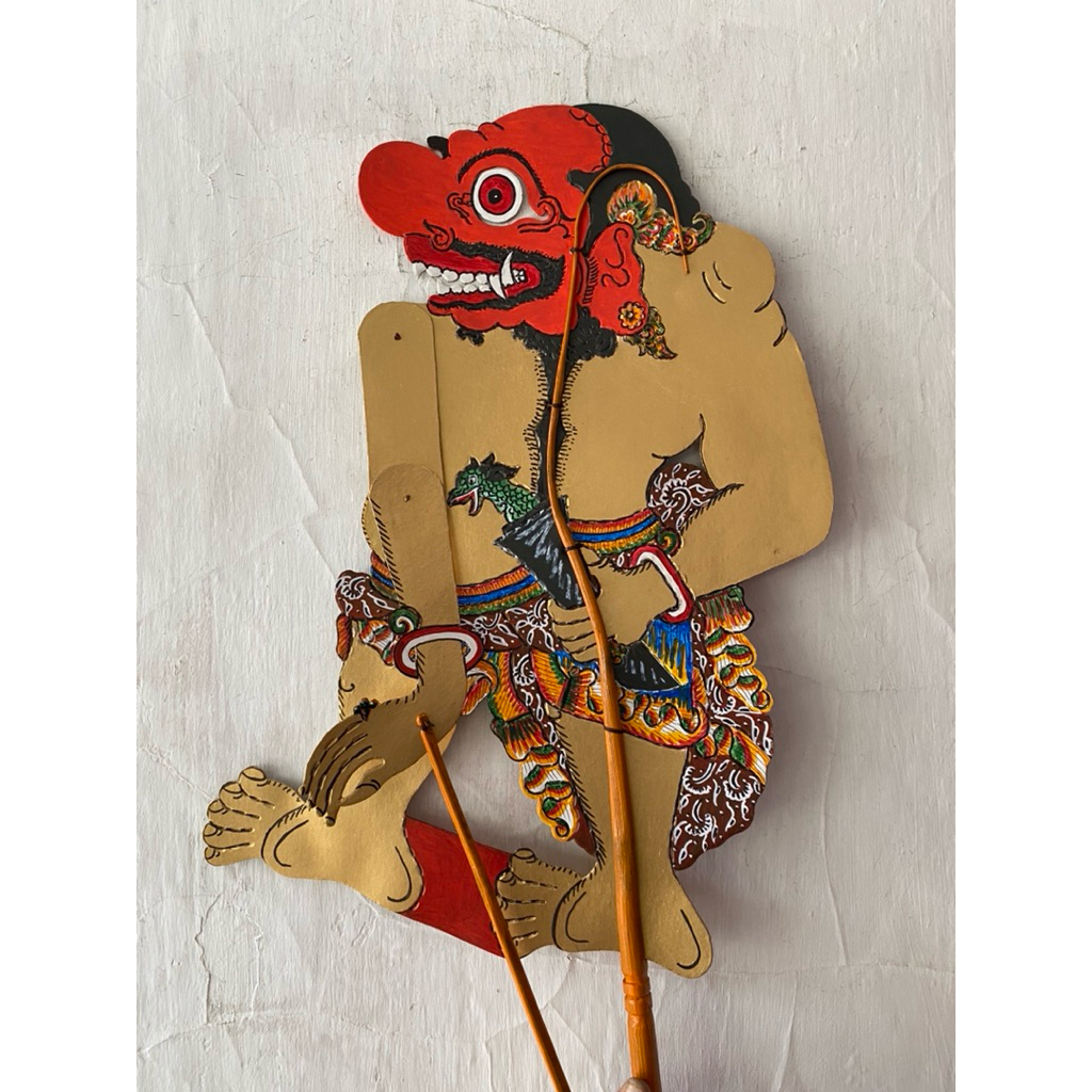 WAYANG BUTO GLUNDUNG KARDUS DUPLEK KUALITAS 1:1 DENGAN WAYANG KULIT ASLI