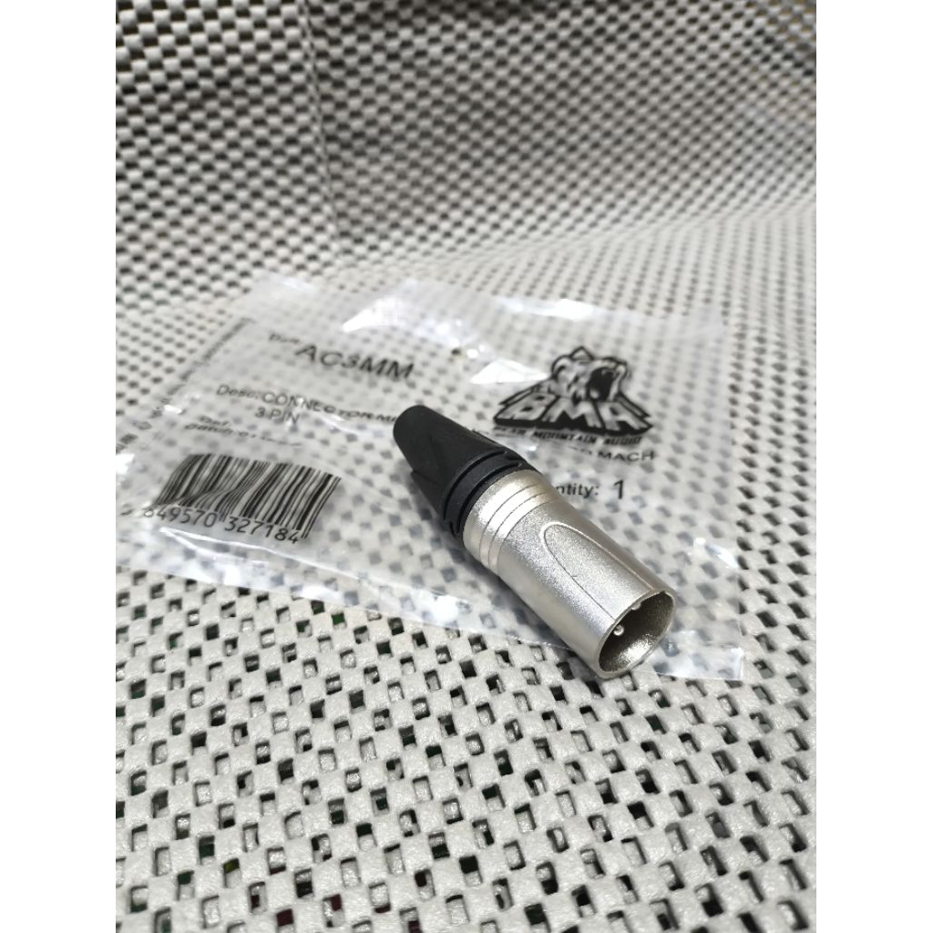 Jack Jeck Canon Male BMA AC3F Jack XLR BMA male ORI 3pin Cowok Cover Canon XLR BMA High Quality Orig