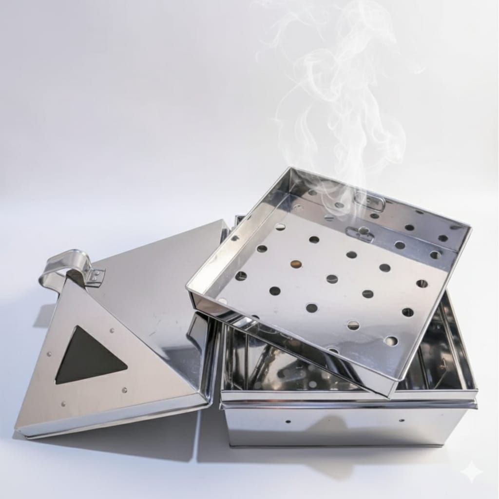 Klakat Kukusan Dimsum / Siomay Klakat Kukusan Kotak Bahan Stainlees Steel Pengukus