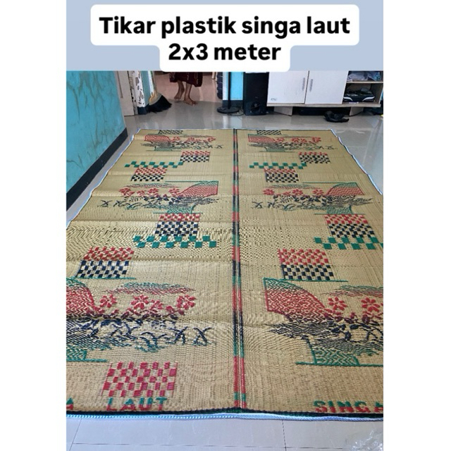 Samak Tikar Plastik Asli Singa Laut Ukuran 2x3 Meter