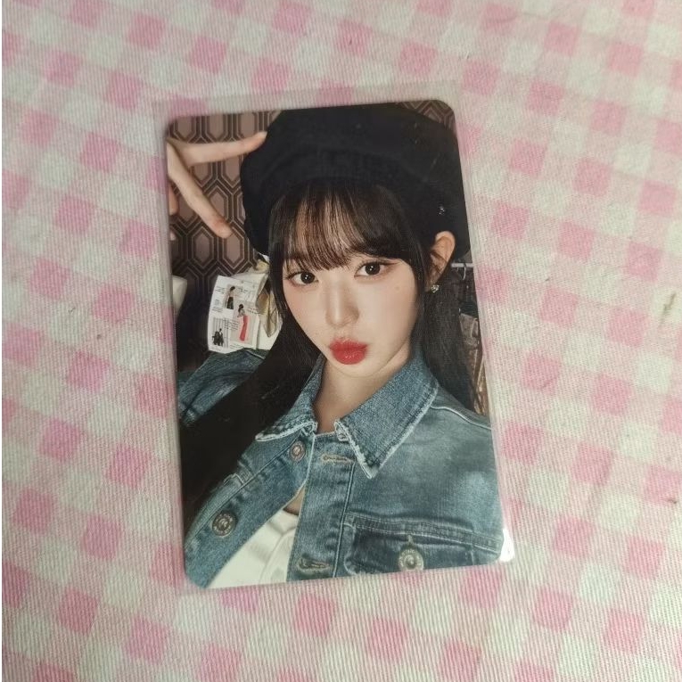 Photocard PC IVE Wonyoung Magazine Trading Card TC
