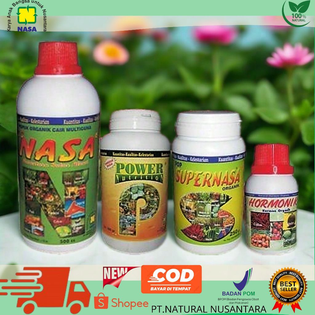 pupuk paket lengkap poc nasa (Pwrk , Sprk , Poc Nasa , Hrn )Pupuk Nasa