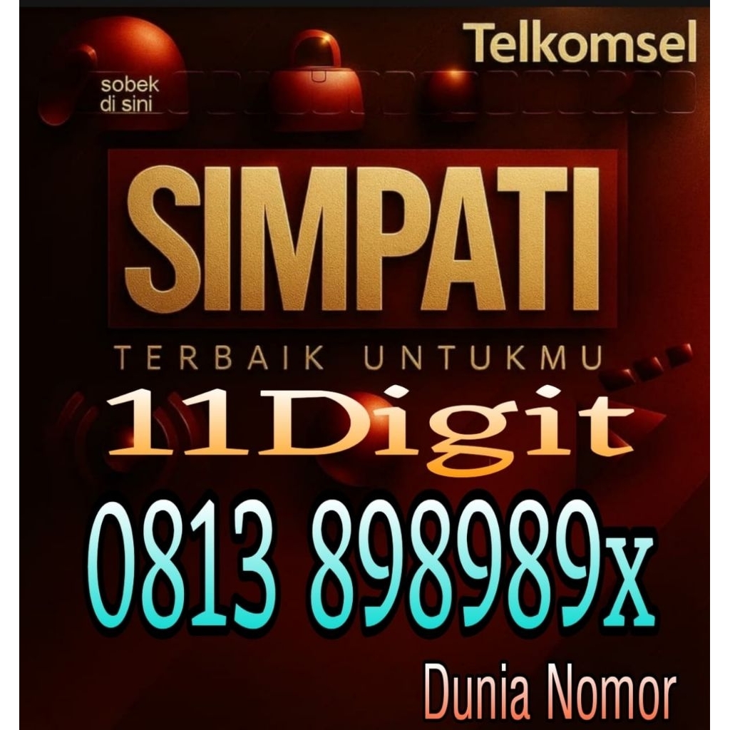 nomor cantik 11digit 0813 8988889, 0813 8889899,0813 8988899