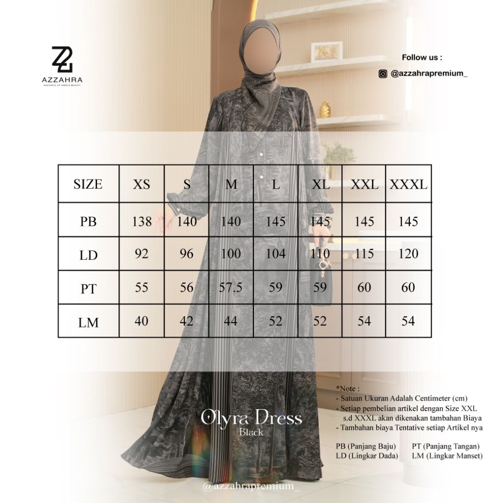 olyra series by azzahra premium syari