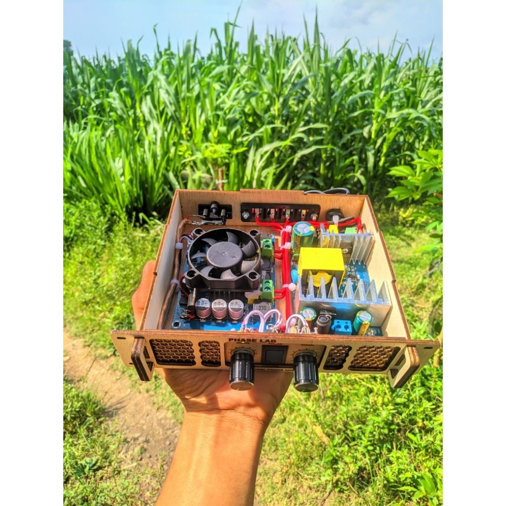 POWER AMPLIFIER MINIATUR MODEL BUILD UP SMPS 24 VOLT 6 Ampere