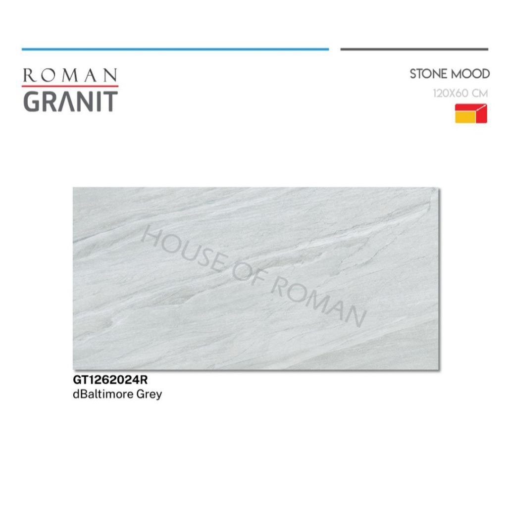 Roman Granit GT1262024R dBaltimore Grey 120x60 Kw2