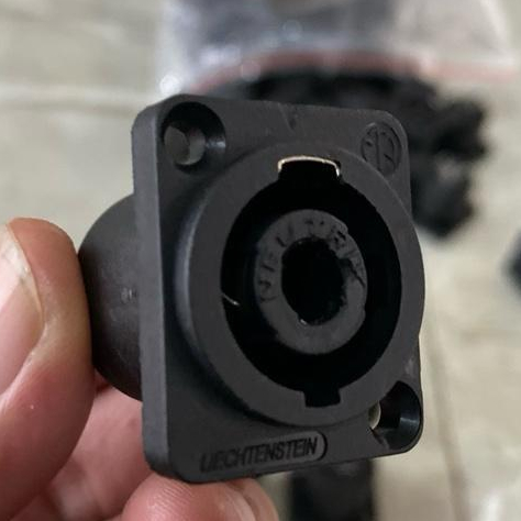 Socket speakon speacon female soket spikon spicon original 4p pin konektor kabel box speaker audio
