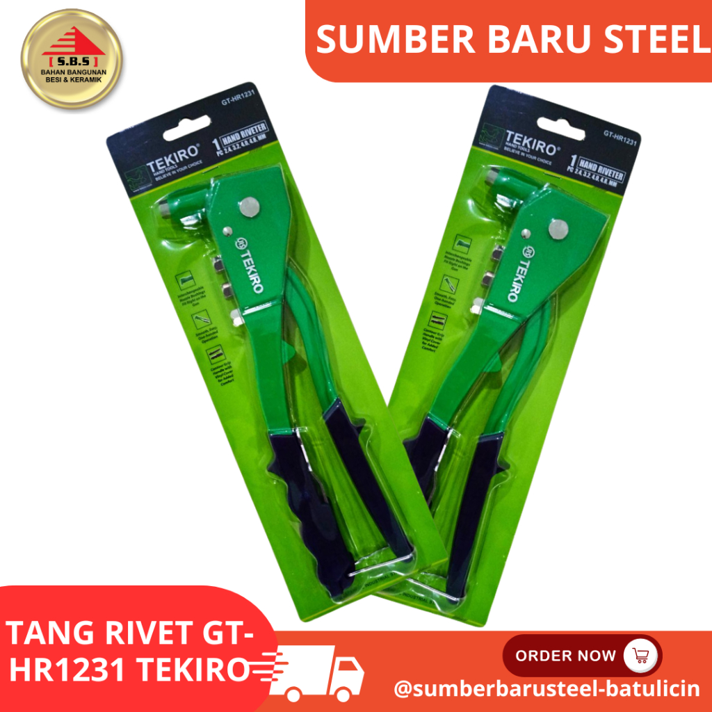 TEKIRO Tang Rivet/Hand Riveter HIOSHI