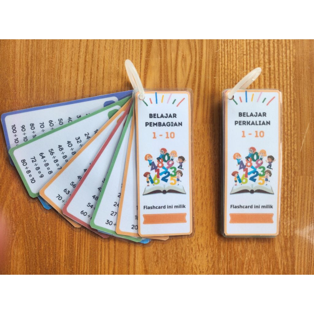 FLASHCARD TABEL PERKALIAN & PEMBAGIAN