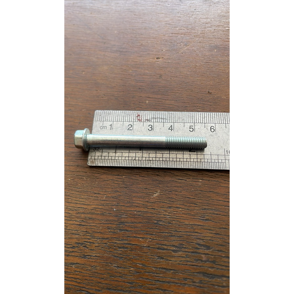 Baut Flange Bolt / Blok Mesin / Baut Blok Mesin Uk M6x55 K8