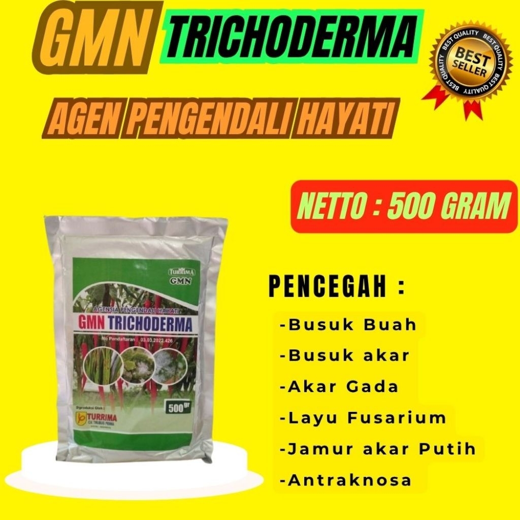 SOLUSI AJAIB  Trichoderma Anfush, Trichoderma Asperellum Isi 500gram