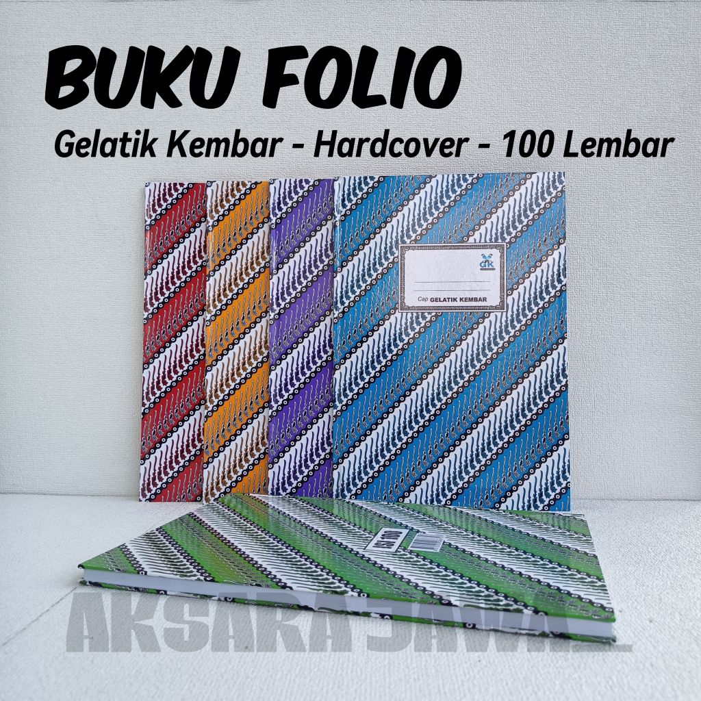 Buku Folio 100 Lembar Gelatik Kembar ( 1 pcs ) Buku Batik 100 Lembar Buku Batik Folio 100 Lembar Buk