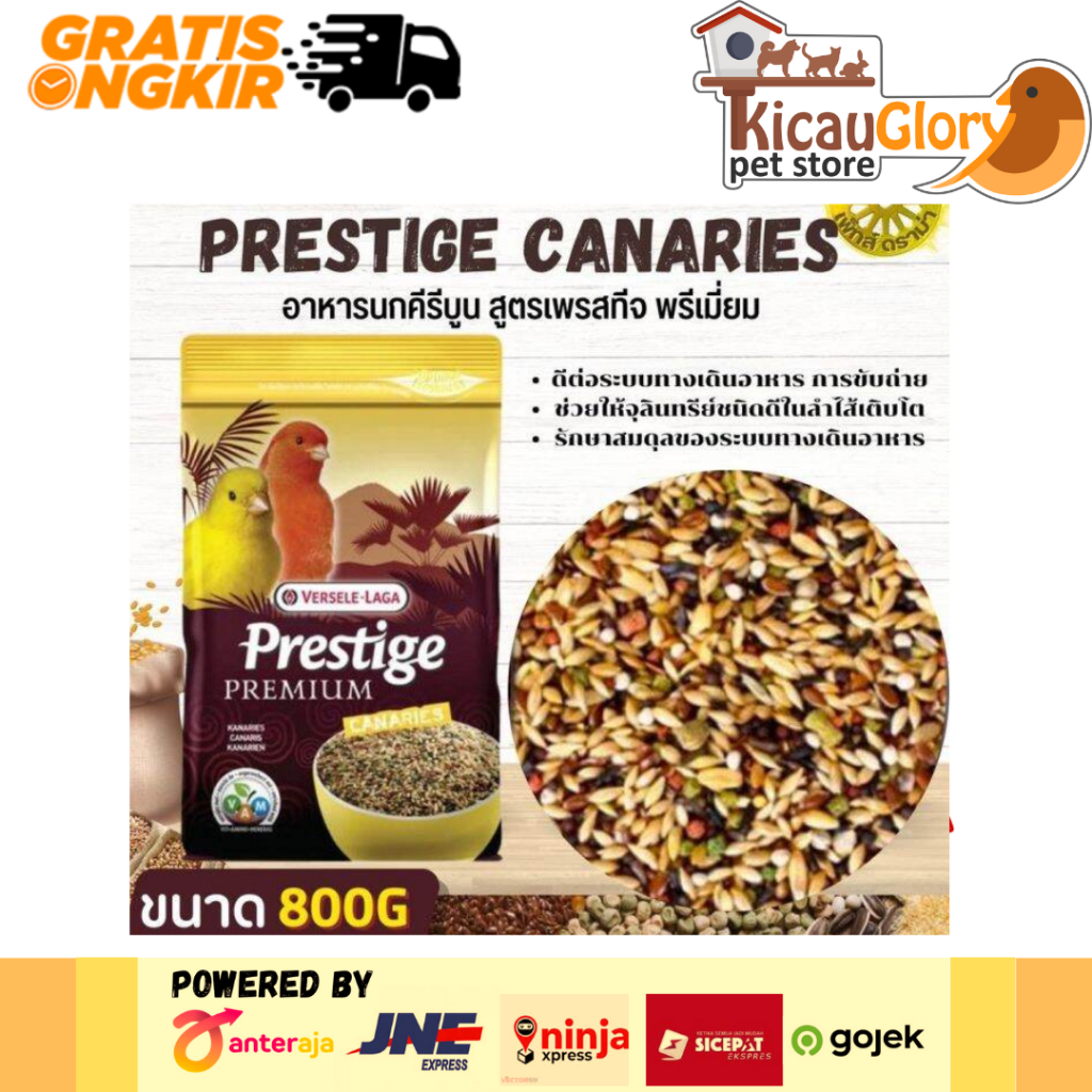 Prestige Kenari Versele Laga Pakan Premium Burung Kenari Prestige Canary