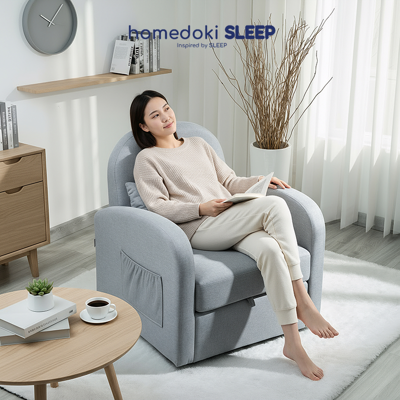 Homedoki Sofa Ruang Tamu/Kursi Santai/Kursi Putar/Sofa Kecil