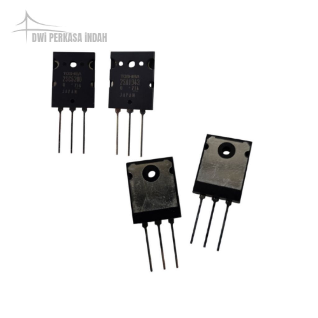 Transistor Toshiba 2SA1943 SA 1943  2SC5200 SC 5200 Kode Seri / Lot 714 Original Japan