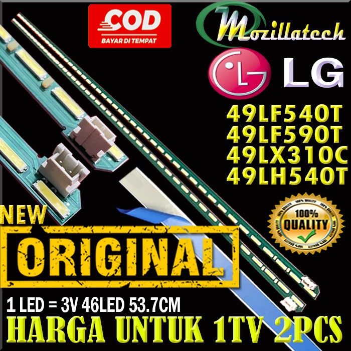 BACKLIGHT TV LED LG 49LF540T 49LF590T 49LX310C 49LH540T BACKLIGHT LG 49LF
