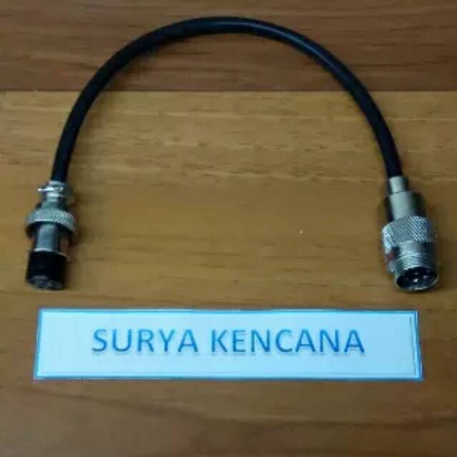 KABEL JUMPER MIC ICOM PIN 8 BESI MALE  ( icom ic718 ic238 ic229 ) TO RIG ( KENWOOD TR9130 TR9000 ) P