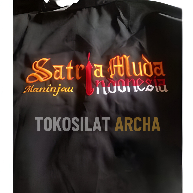 Baju Silat Hitam IPSI / Seragam Pencak Silat IPSI Plus Bordir