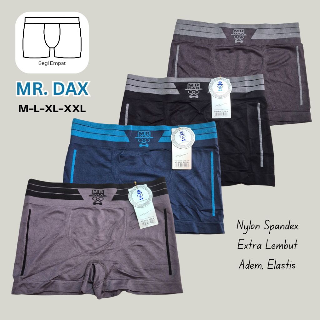 celana dalam pria boxer 1pcs MR.DAX, ukuran m,l,xl,xxll