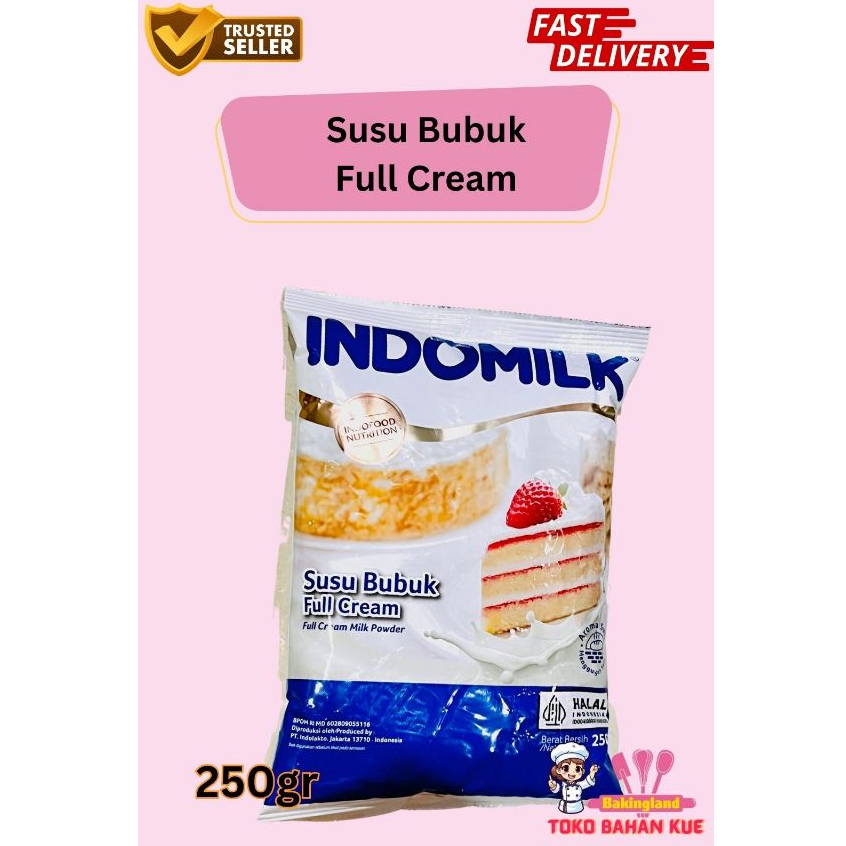 Susu bubuk indomilk 250gram