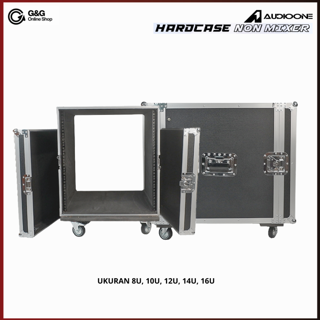 Box Hardcase  4U 6U 8U 10U 12U 14U 16U  Polos Sound System Non Mixer Speaker Ukuran Bisa Custom | GG