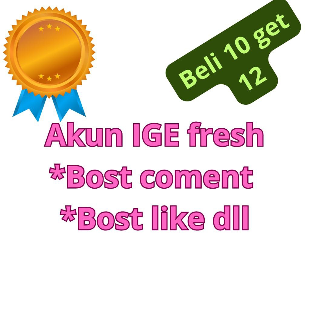 PRODUK Akun INSTAGRAM fresh