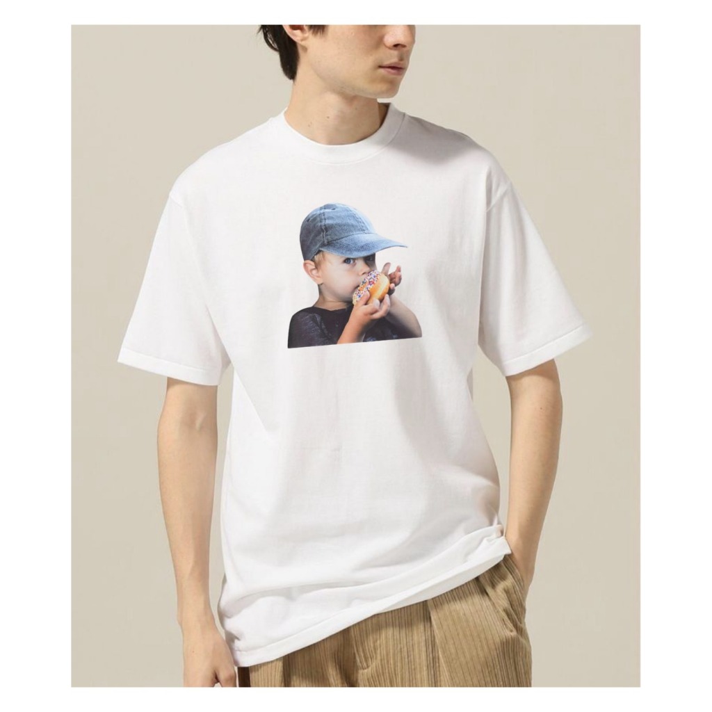 Tshirt Import ADLV Retro Style Pria Wanita - Baju Kaos Oversize Print Baby Face - Kaos Unisex Comfyw