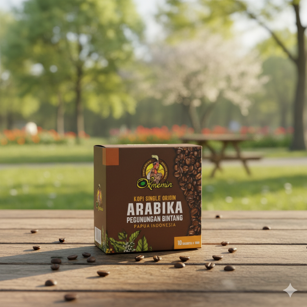 Kopi Arabika Papua - Sachet in Box 100 gram
