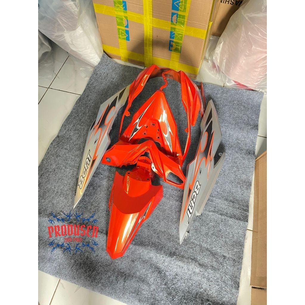 body shet beat esp warna orang sunckis X silver