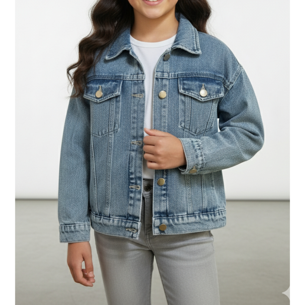 Jaket Jeans Karakter | Jaket Jeans Anak | Jaket Anak Perempuan