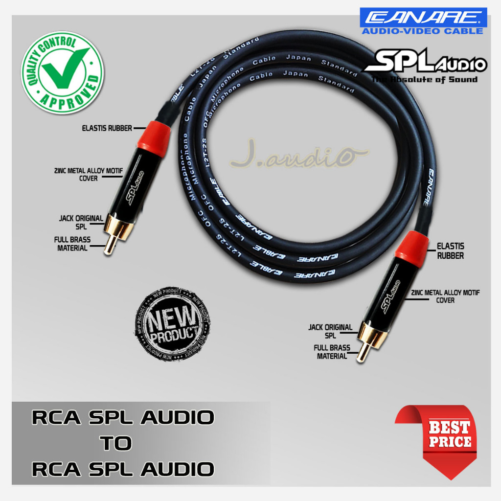 JAPAN STANDARD - Kabel audio / kabel speaker terbaik RCA SPL AUDIO to RCA SPL AUDIO - JUAN AUDIO