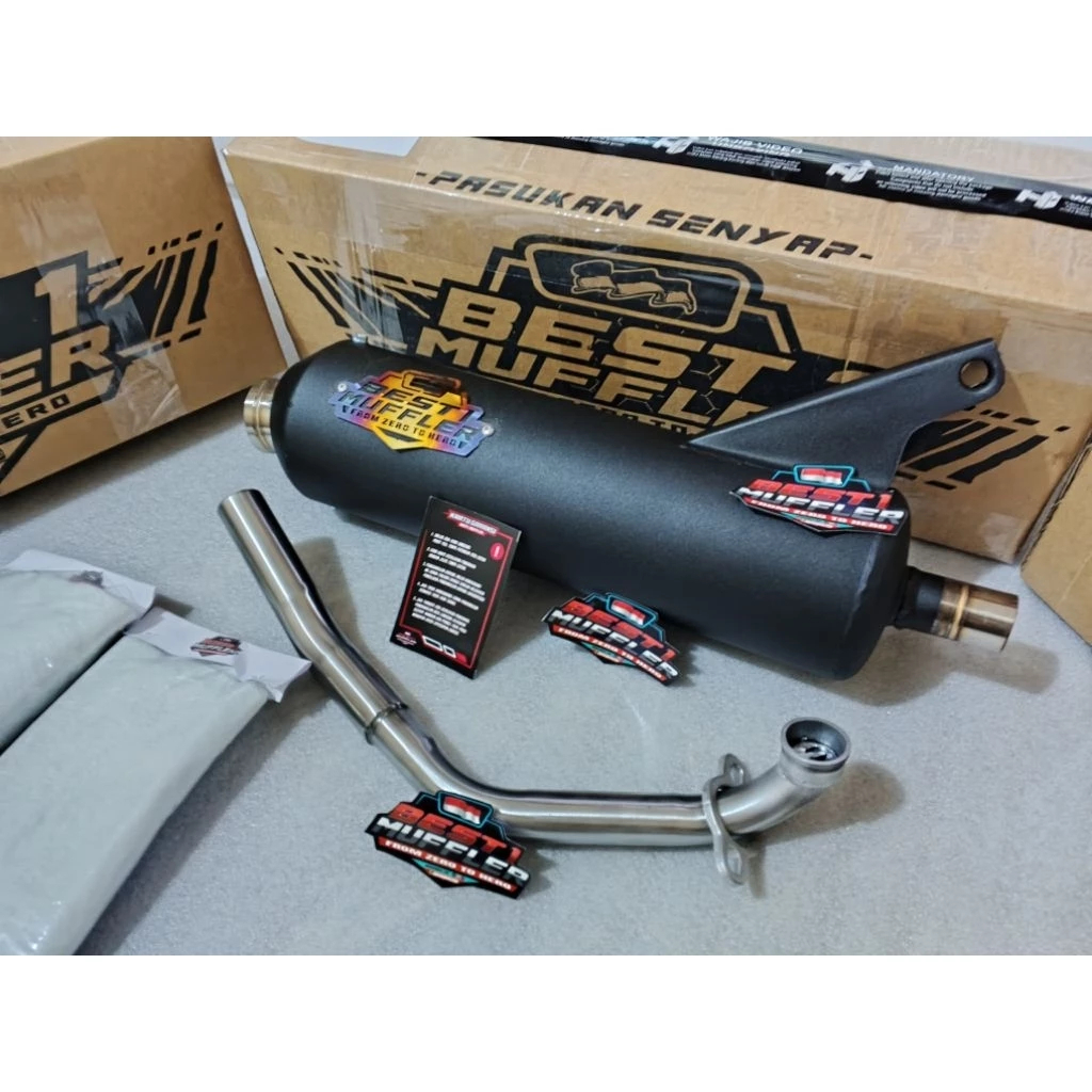 Knalpot Standar Racing BEST1 MUFFLER out 38 Moncong Shijiro sarfull sarteng sarbor
