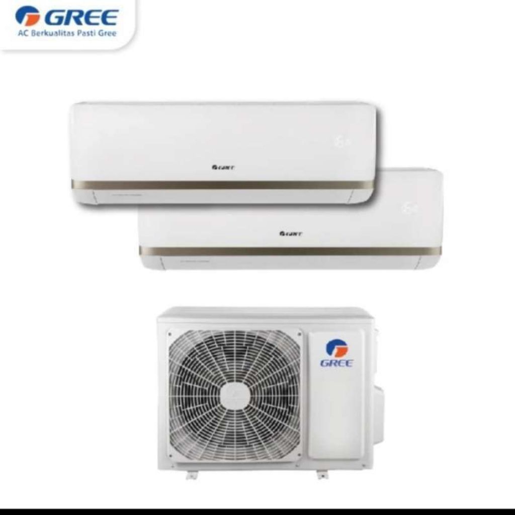 AC GREE GWC-0505CSS COMBO SPLIT ½PK + ½PK 2 KONEKSI INVERTER