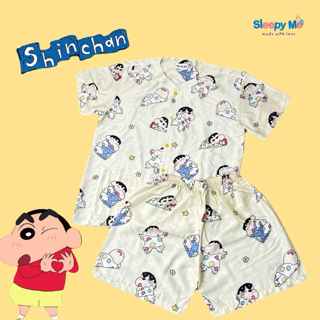 PIYAMA SUTERA SINCHAN ZZZ