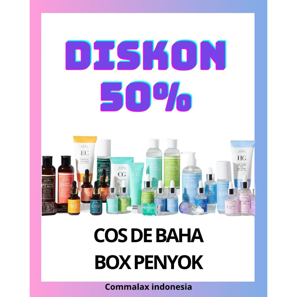 [DISKON Up to 50%] Cos De Baha serum BOX PENYOK