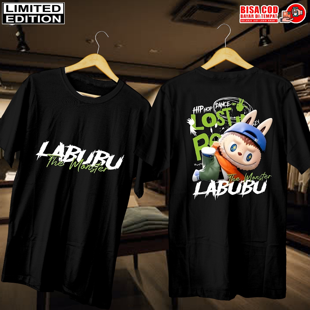 KAOS DISTRO HITAM JEPANG | BAJU KAOS PRIA WANITA | KAOS JEPANG LABUBU| DISTRO KAOS PRIA WANITA | KAO
