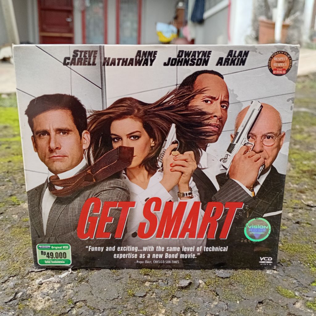 VCD Get Smart Dwayne Johnson (2008) Teks Indonesia Original Warner Bros Pictures VideoCD