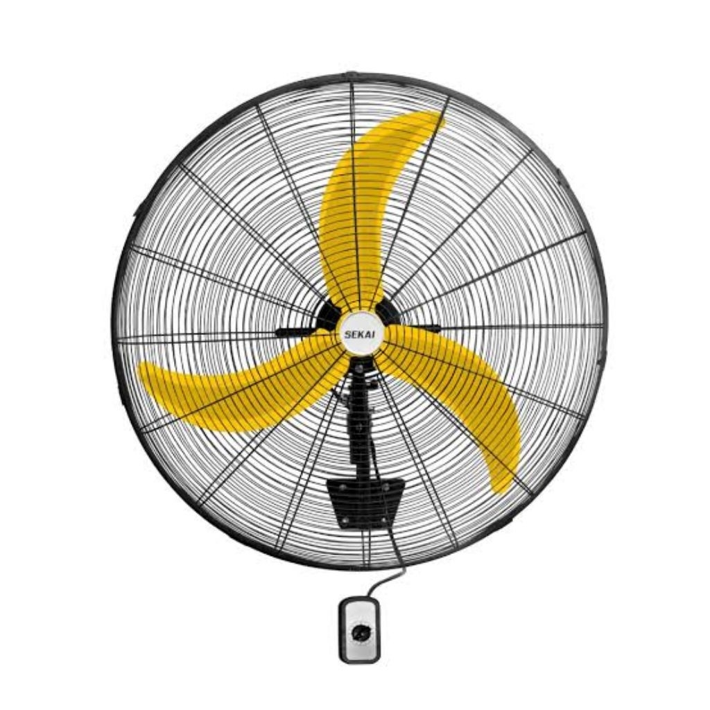 SEKAI IWF3077 Kipas Angin Wallfan 30inch IWF 3077 IWF-3077N - Kuning - Garansi Resmi