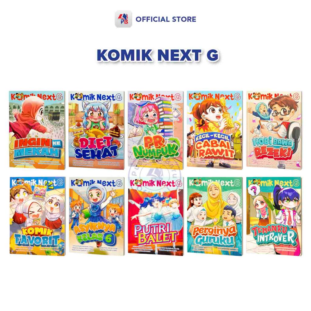 Komik Next G / Perginya Guruku / Putri Balet / Komik Favorit / Asyiknya Kelas 6 / Cabai Rawit / Tema