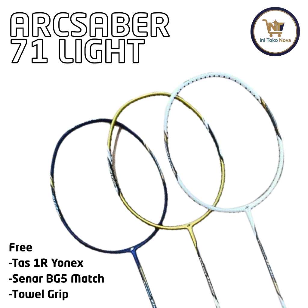 Yonex Raket Badminton Arcsaber 71 Light