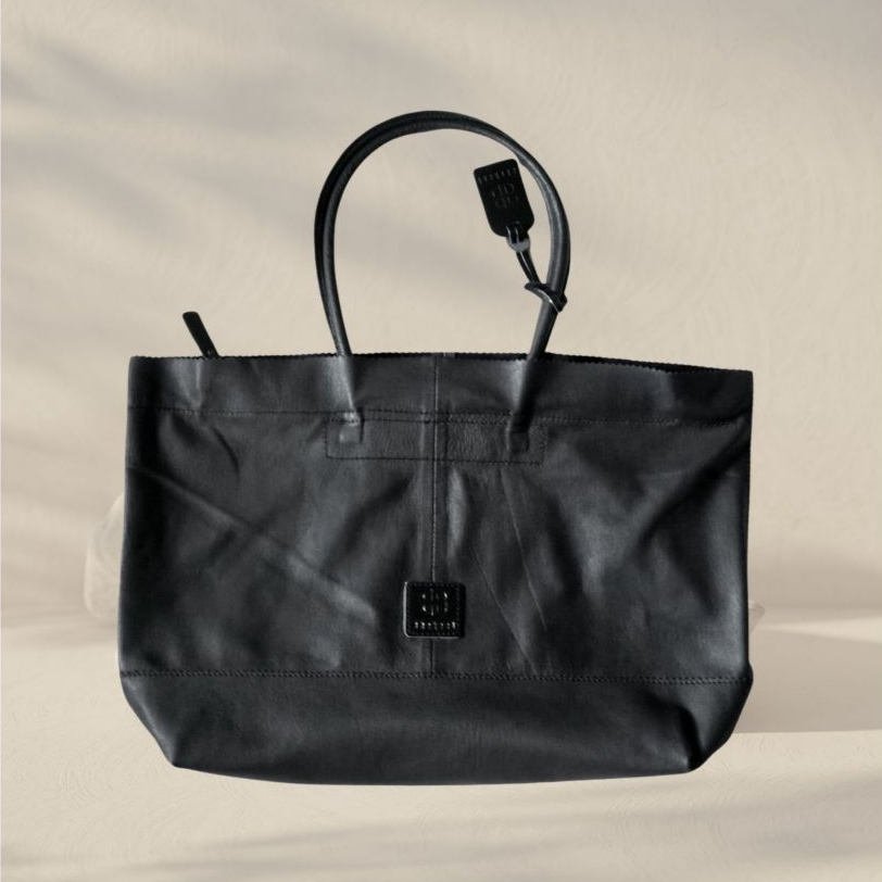 ZigZag Tote Bag by Abekani Tas Wanita Kulit Asli Model Tote Tas Besar Berbahan Kulit Asli