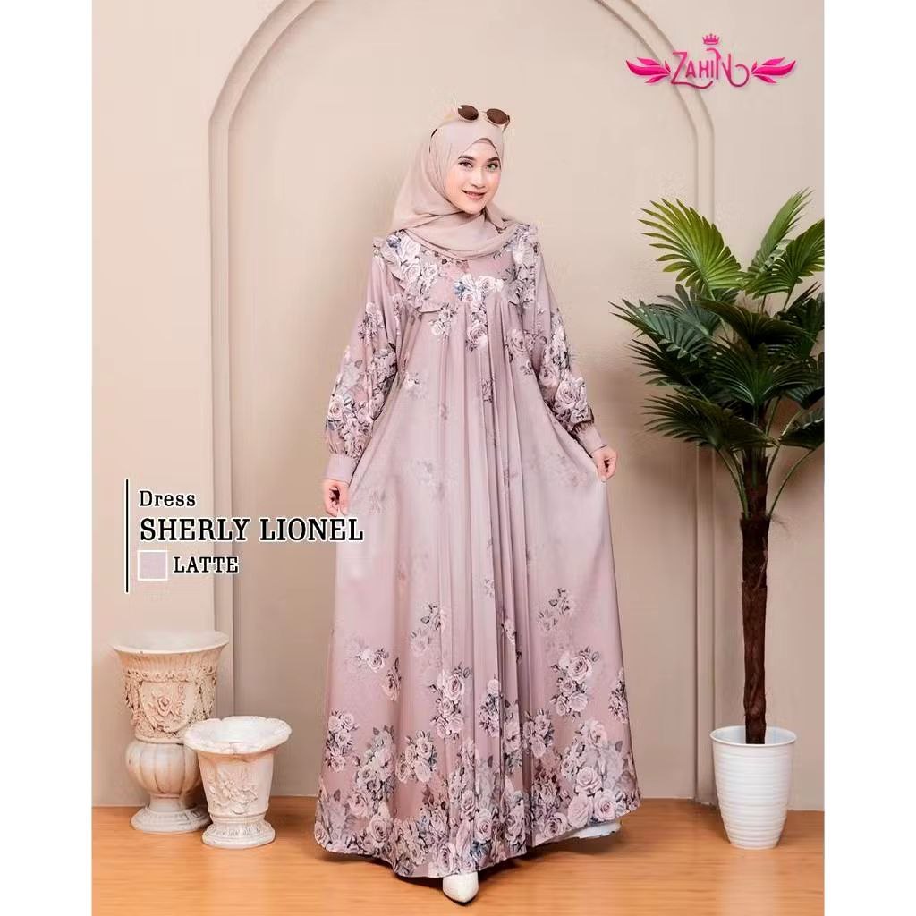 Sherly lionel ZAHIN, gamis lionel zahin, gamis zahin motif