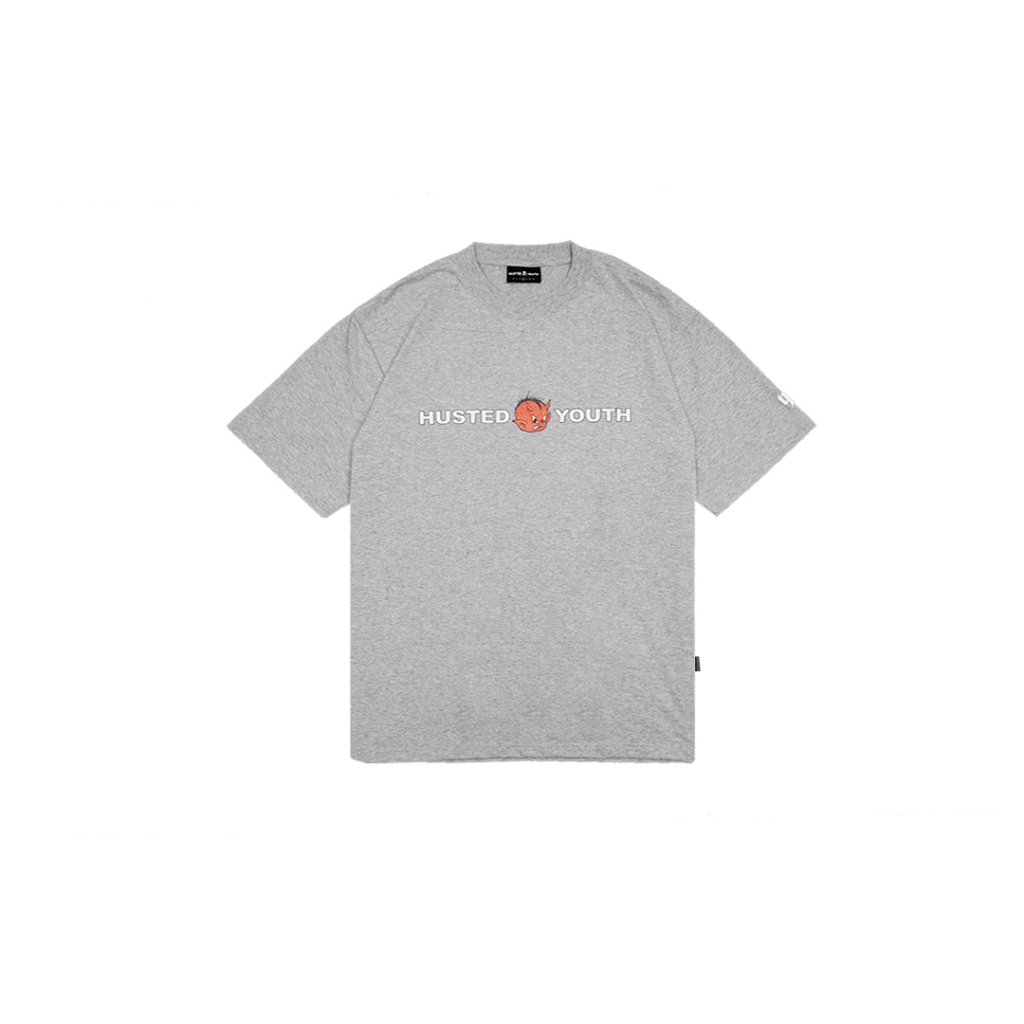 HUSTED KAOS ABU SKALDEV MISTY GREY TSHIRT