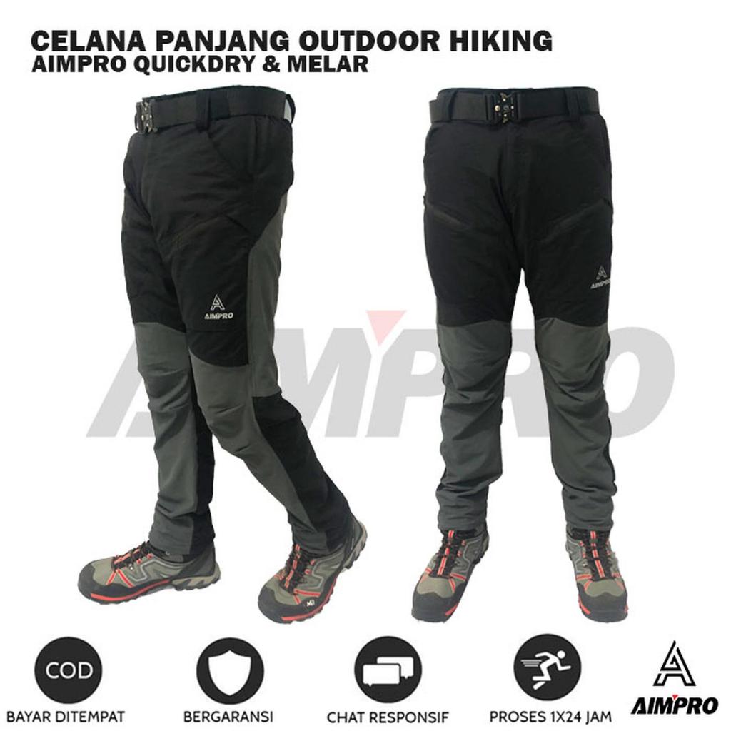 Eiger - Celana Gunung Panjang Pria Quickdry Outdoor Hiking Travelling