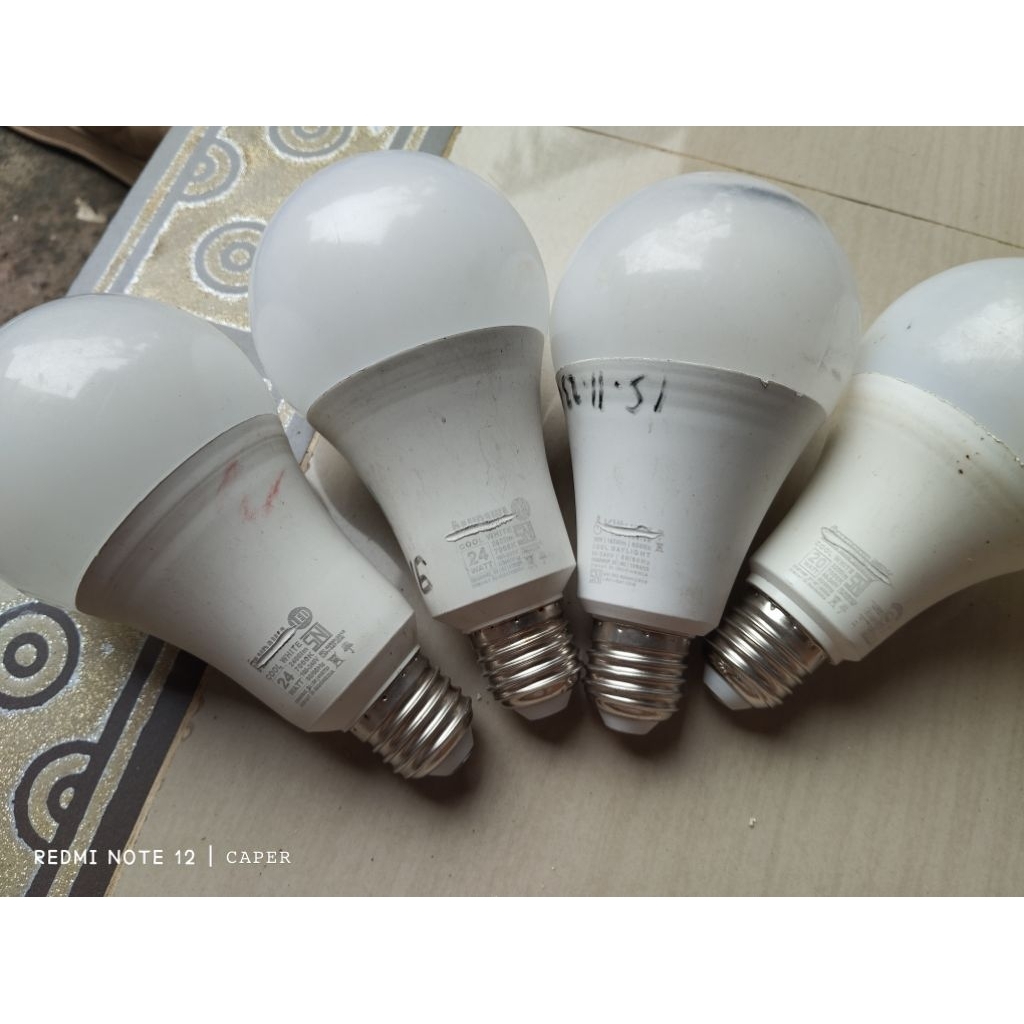 LAMPU LED off/mati hapus merk 18,20,24watt retur pabrik