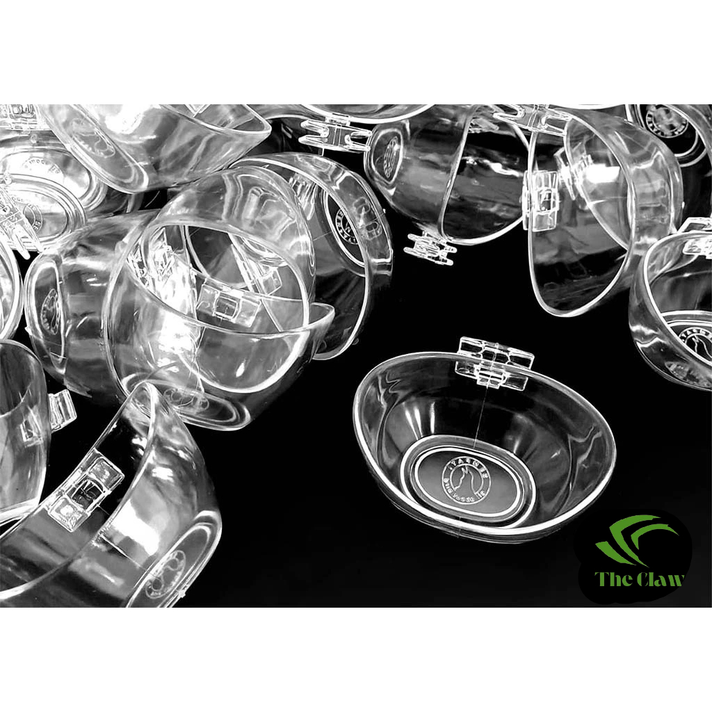 (The Claw) Cepuk Perahu No 2 Cepuk Anti Tumpah Wadah Tempat Pakan Makanan Minum Burung Murai Kacer