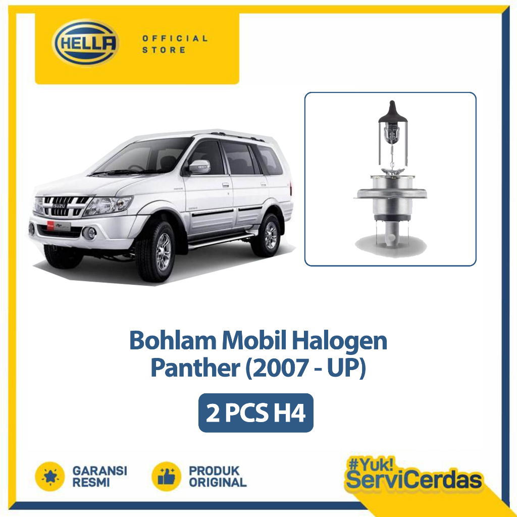 Lampu Mobil Panther 2007 up H4 (2 pcs) - Bohlam Mobil Hella